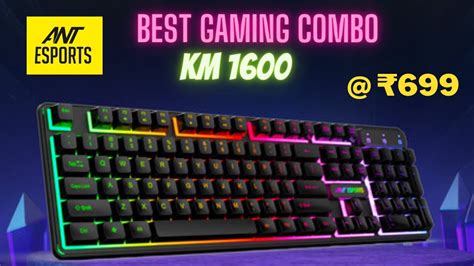 Unboxing the Ant Esports KM1600 Gaming Combo .